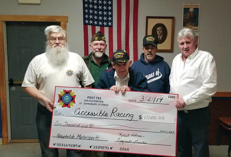 St. Johnsbury WWII Veteran Pete Racine Supports Adaptive Motorsports & Wellness